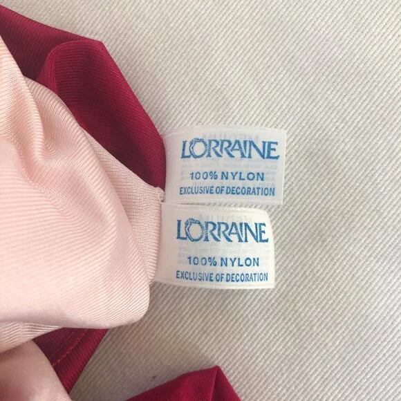 Vintage Lorraine Peignoir Gown & Robe Set Medium Long Pink - Picture 8 of 14